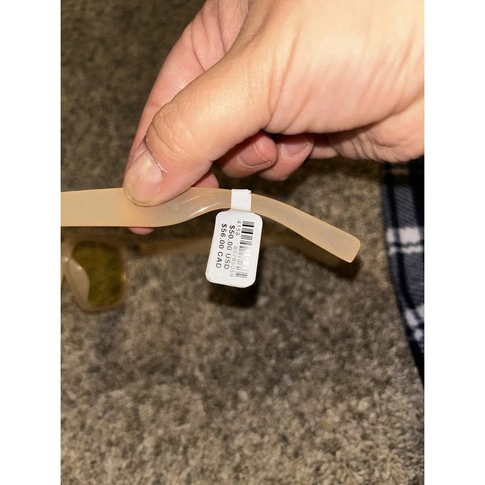AIRE Galileo Butter Yellow Tint Square Sunglasses Anthropologie Unisex